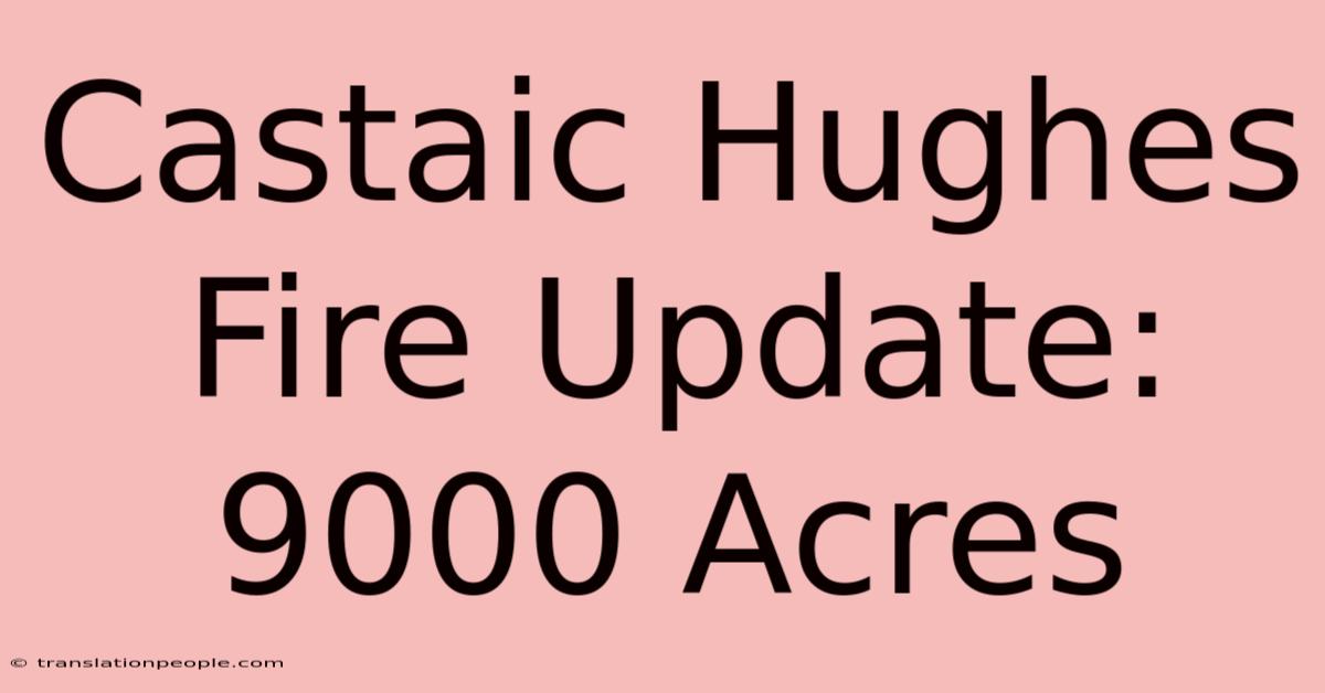 Castaic Hughes Fire Update: 9000 Acres