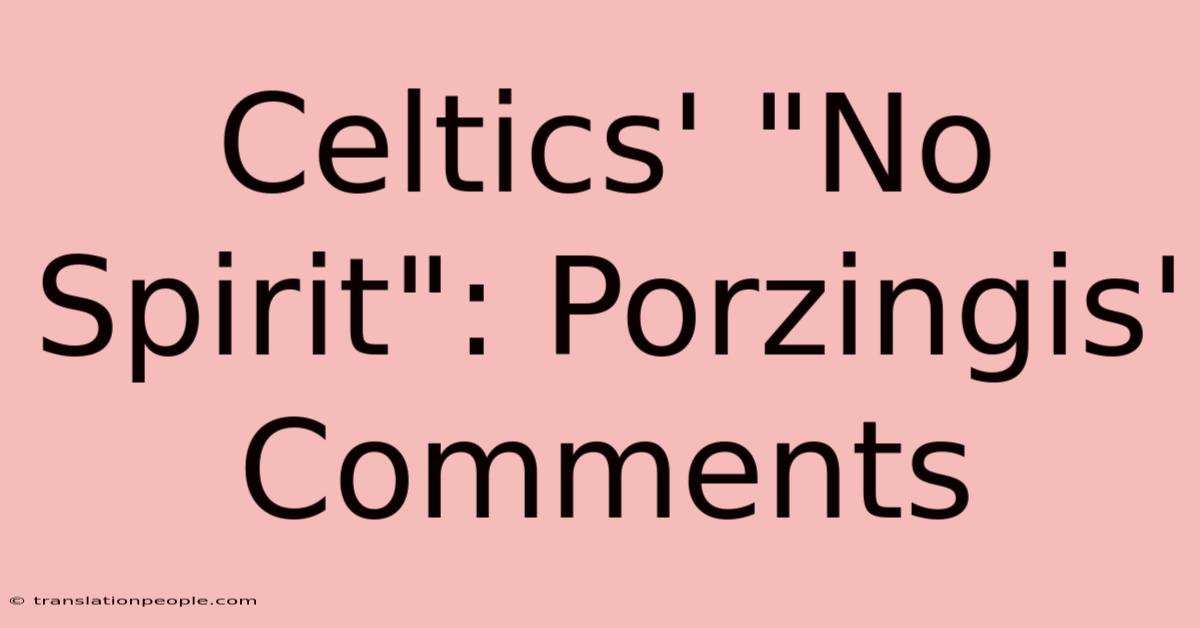 Celtics' 