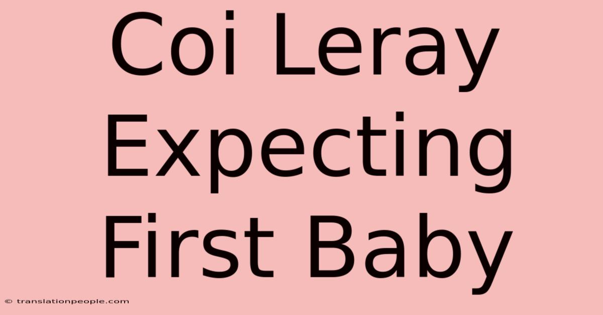 Coi Leray Expecting First Baby 