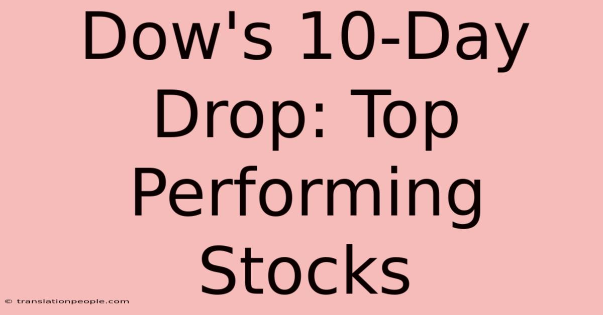 Dow's 10-Day Drop: Top Performing Stocks