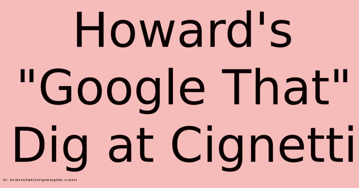 Howard's 