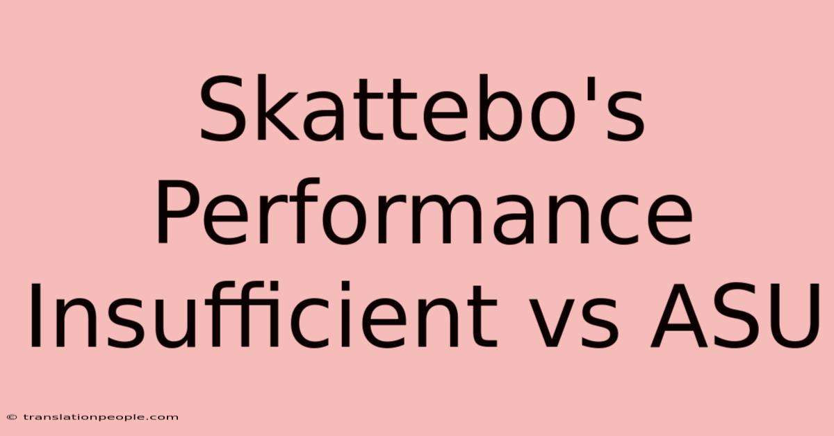 Skattebo's Performance Insufficient Vs ASU