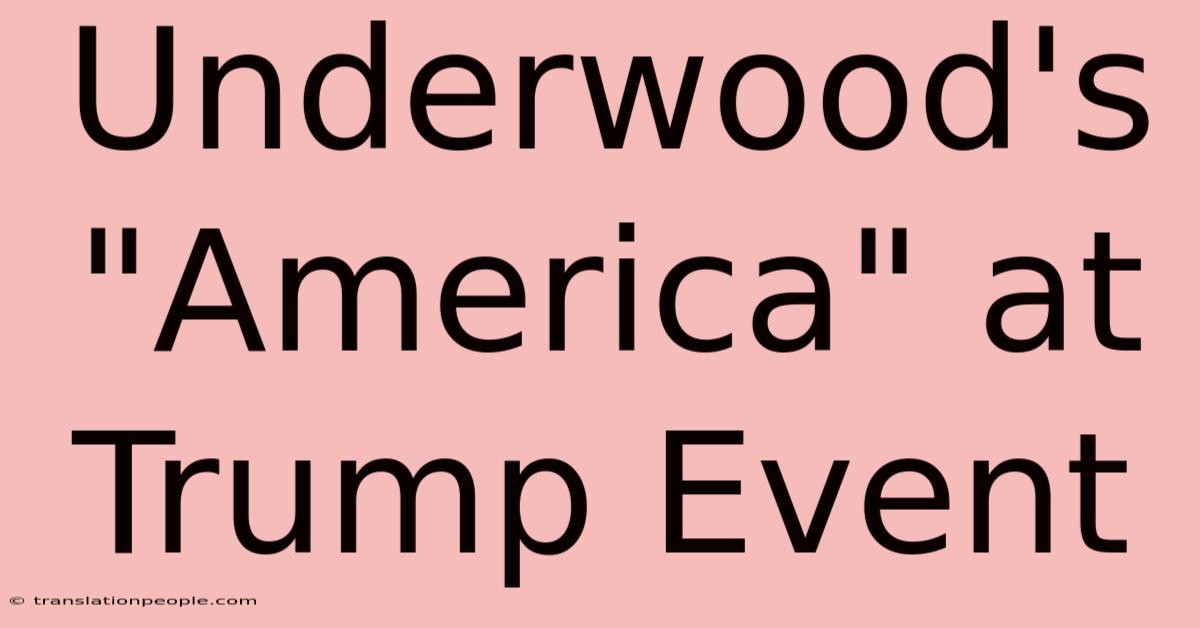 Underwood's 